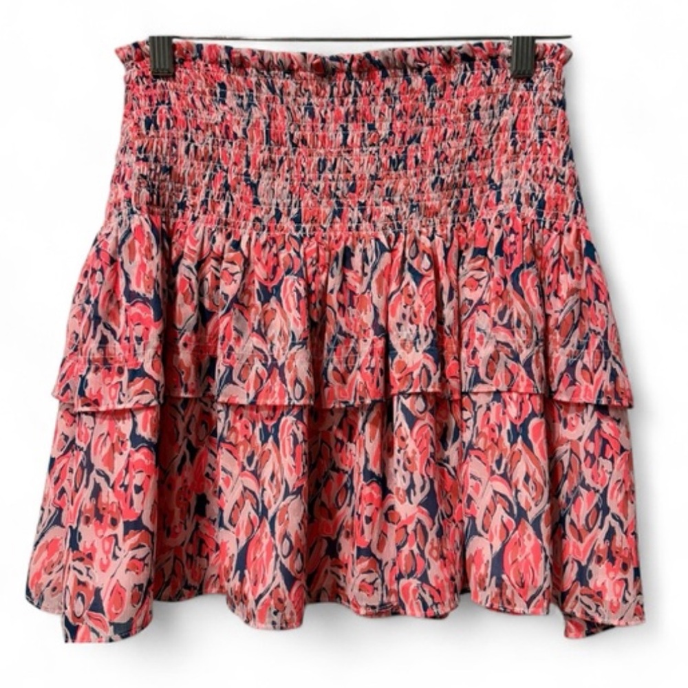 Ramy Brook Pink and Blue Mini Skirt